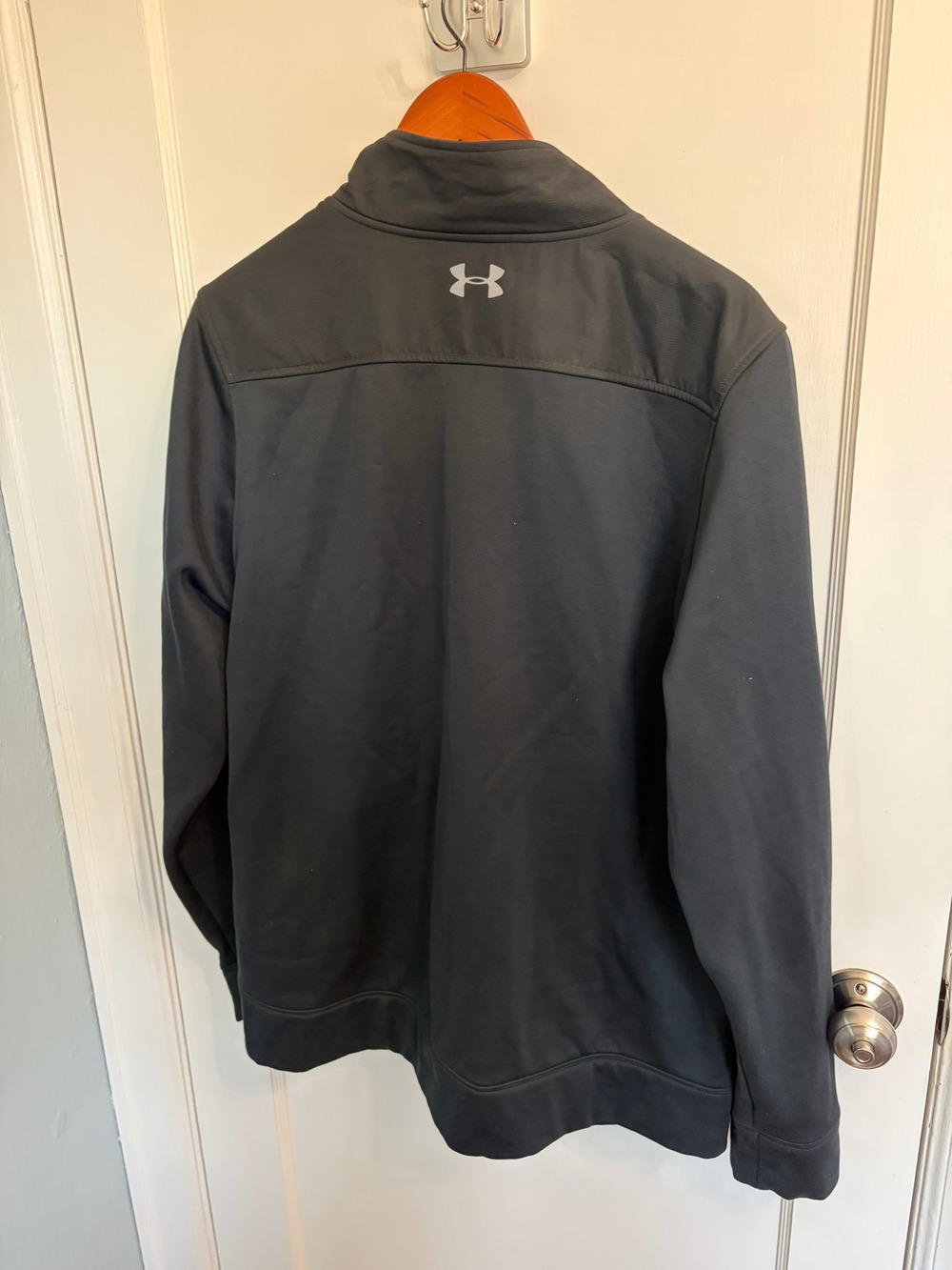 Under Armour Storm Fleece Full Zip Jacket Black Men's Loose Fit LG - Picture 8 of 8
